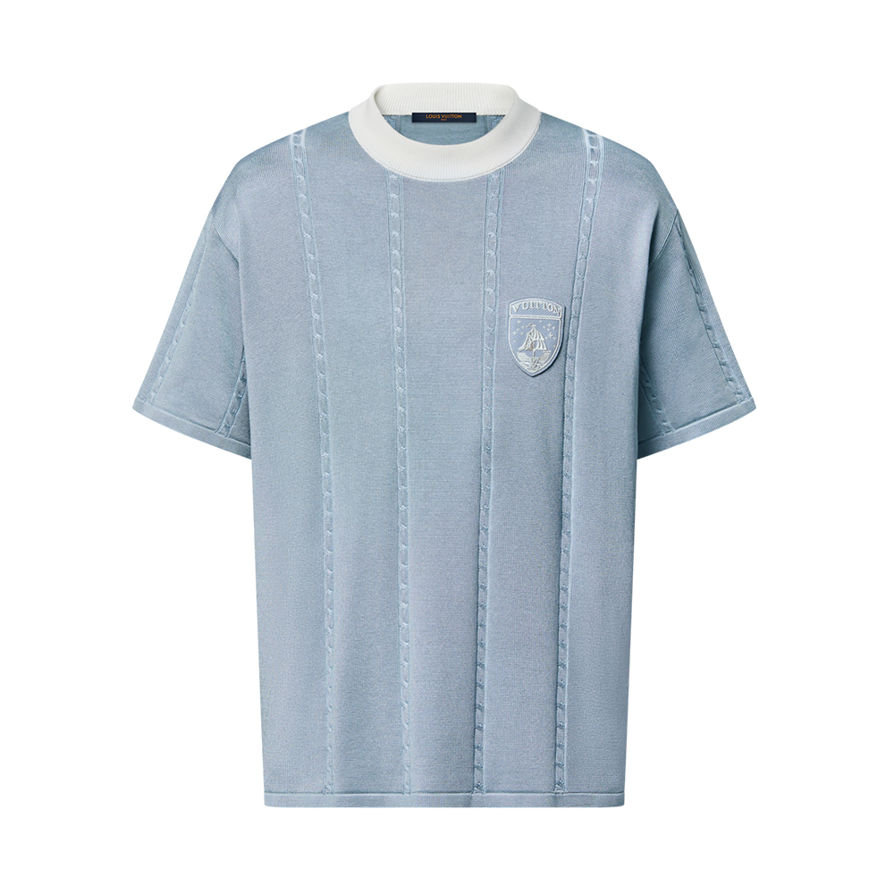 NIGO Louis Vuitton Silk-Cotton Short-Sleeved Crewneck 1AIJYI #nigo335509