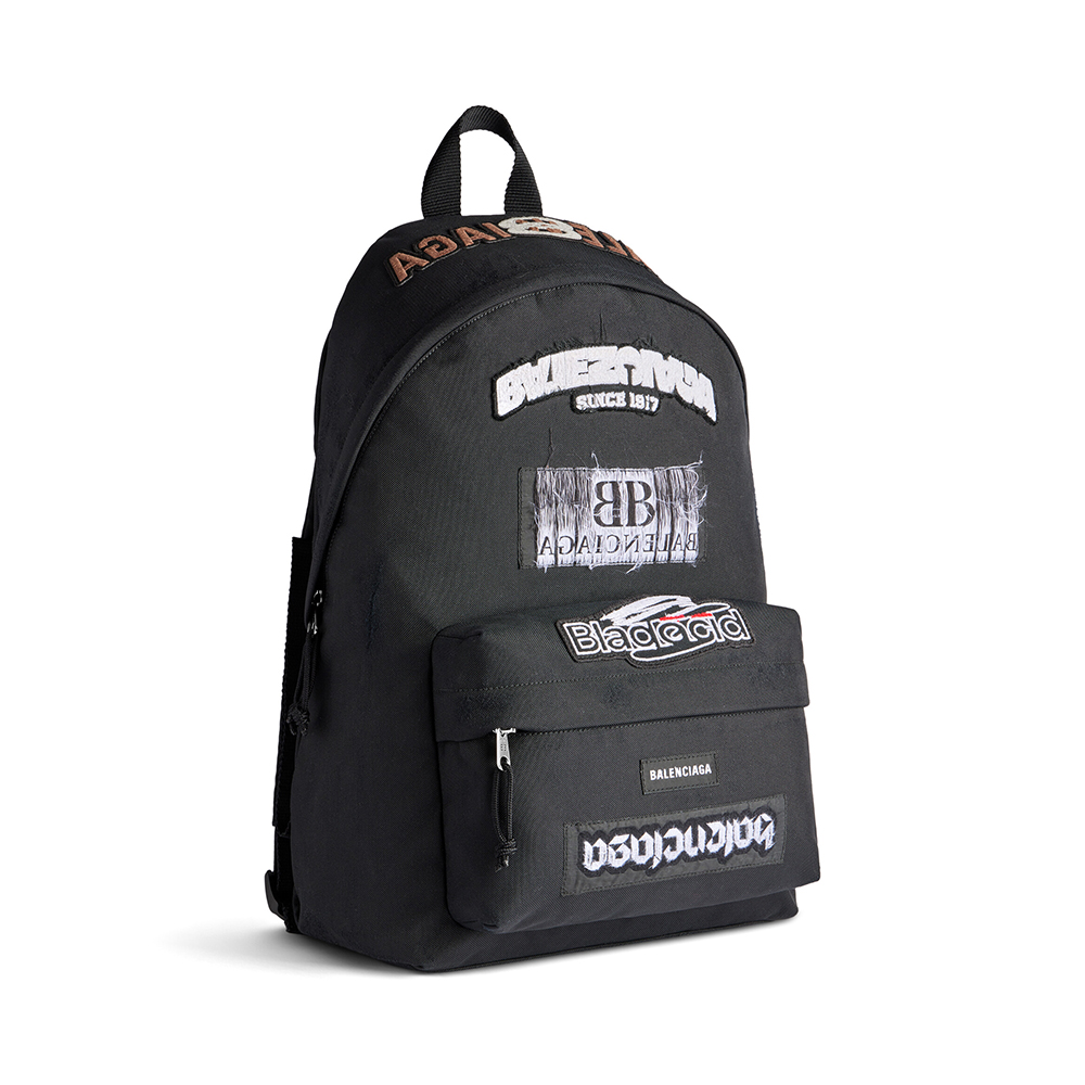 NIGO Balenciaga Men's Explorer Backpack in Black #nigo335602