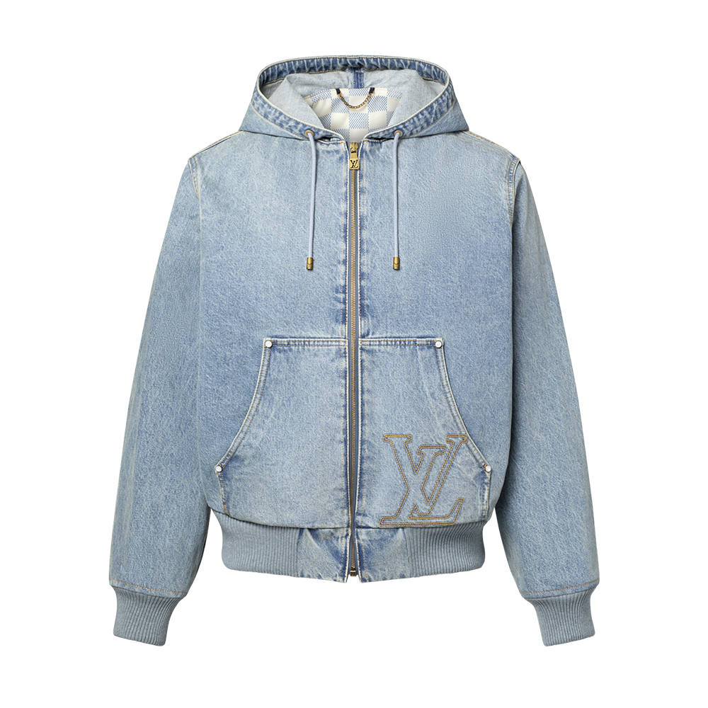 NIGO Louis Vuitton Hooded Workwear Denim Blouson Denim Carpenter Pants 1AJBAO 1AJBKS #nigo335609