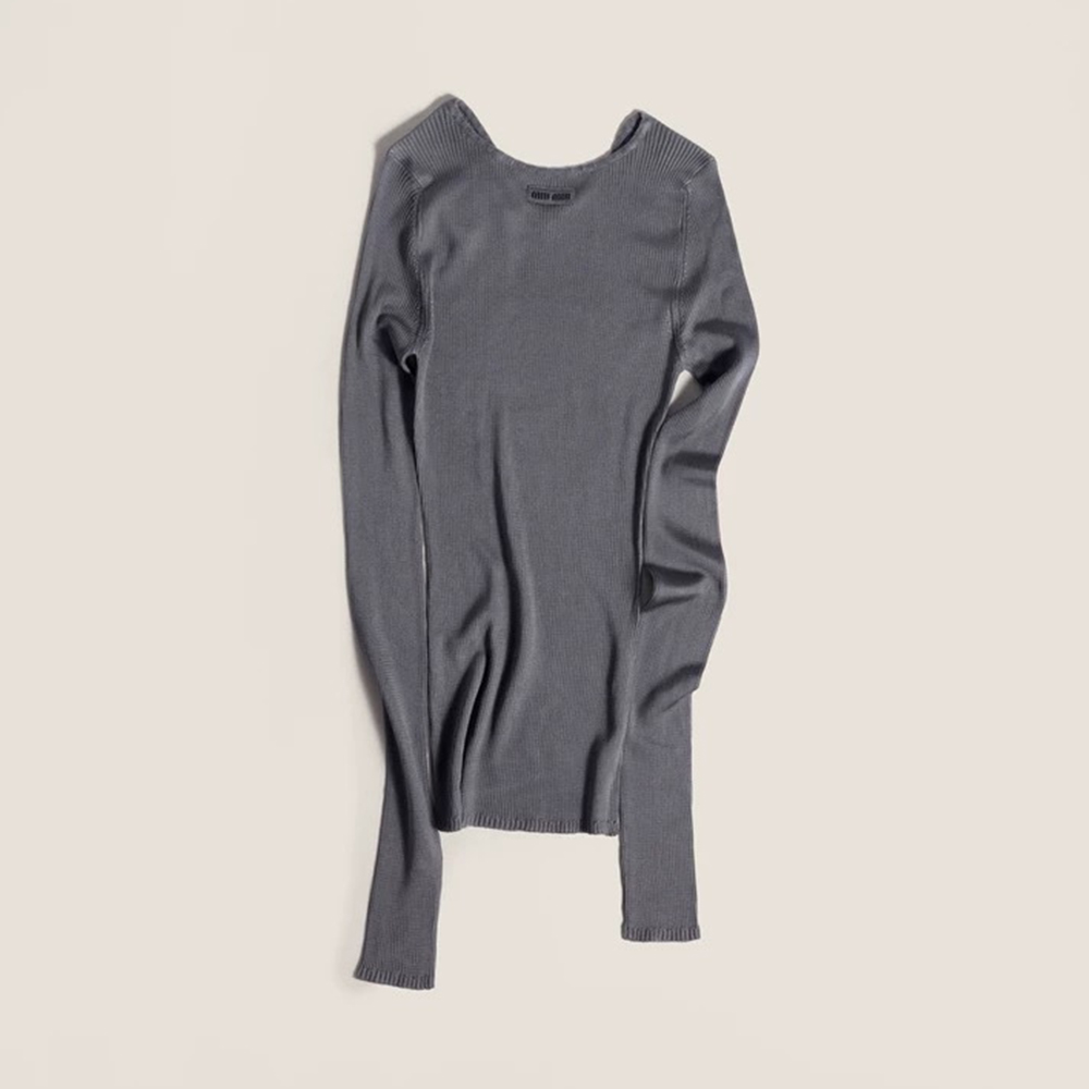 NIGO MIUMIU Silk Crew-neck Sweater #nigo335574