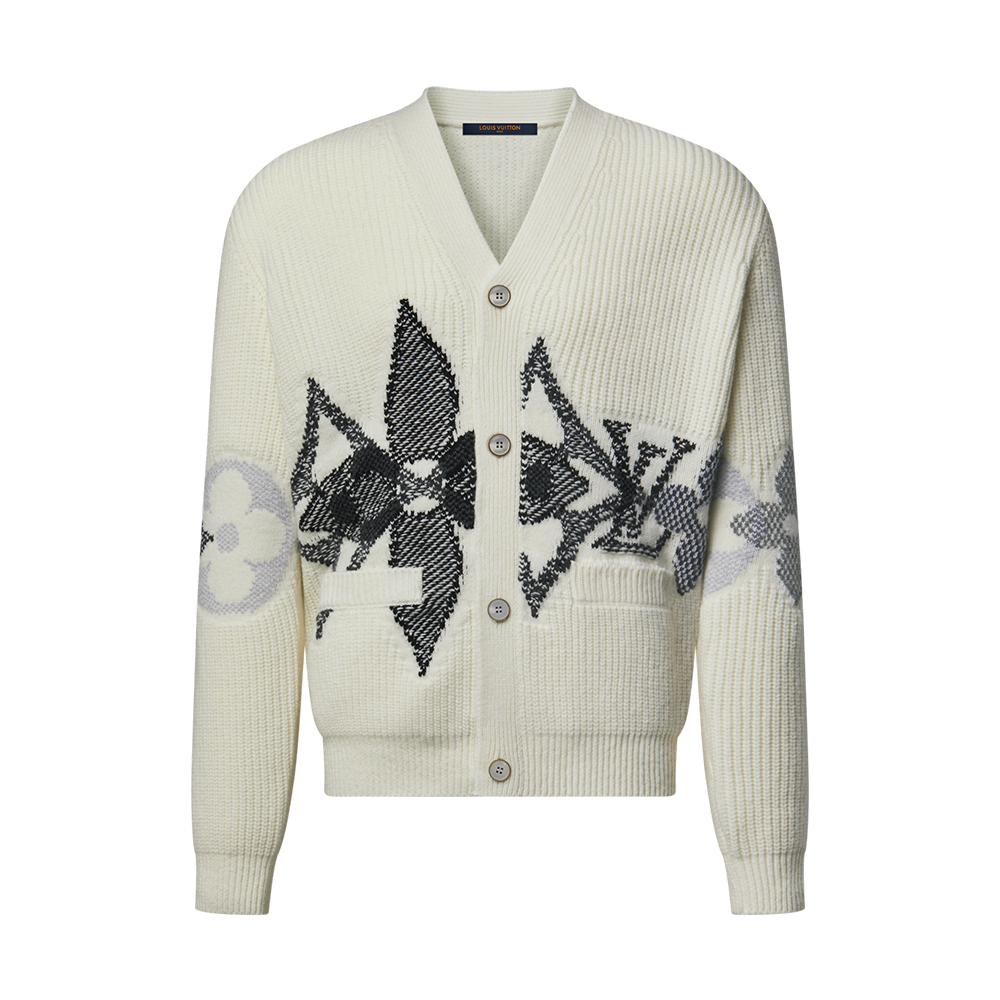 NIGO Louis Vuitton Graphic Knitted Cardigan #nigo335688