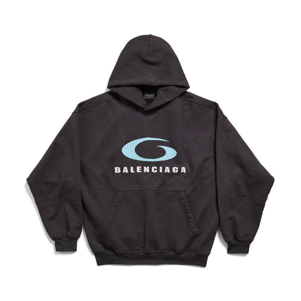 NIGO Balenciaga Men's Loop Sports Icon Hoodie Medium Fit in Black #nigo335764