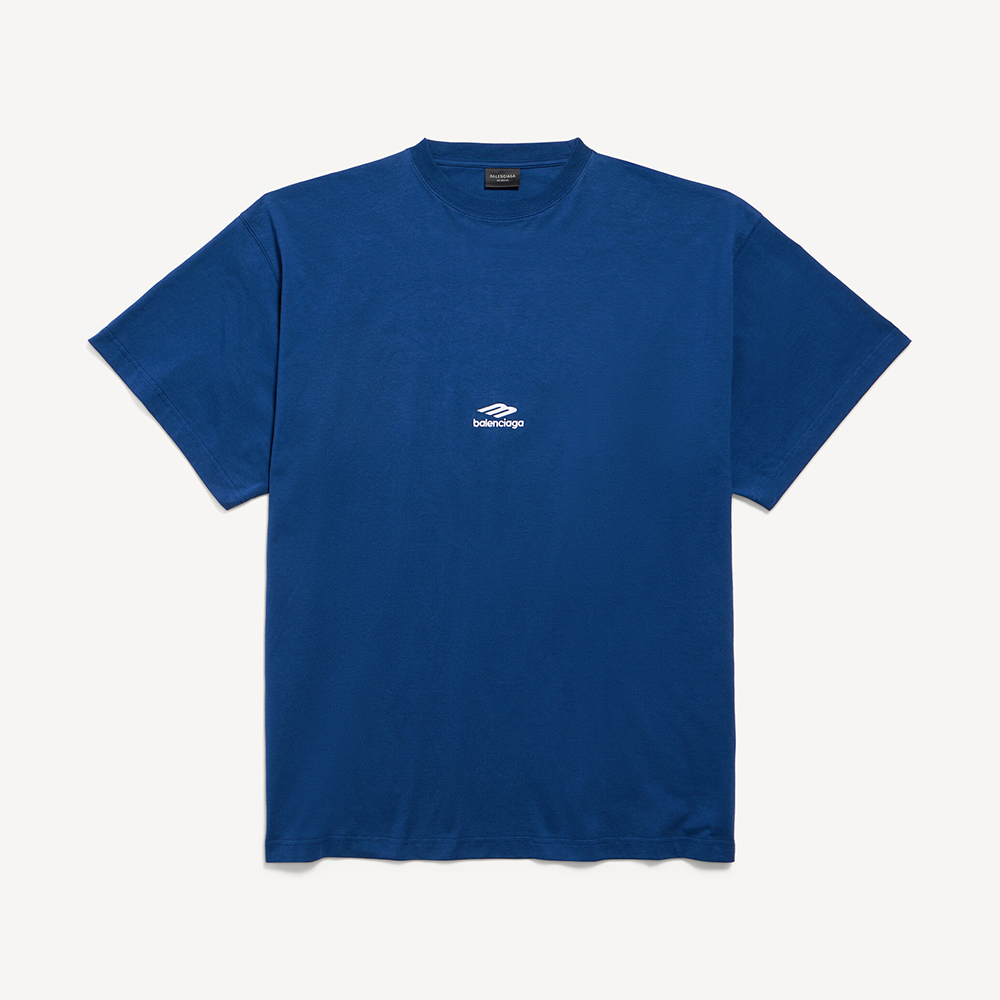 NIGO Balenciaga 3b Sports Icon Oversized T-shirt Light Marine Blue White #nigo335833