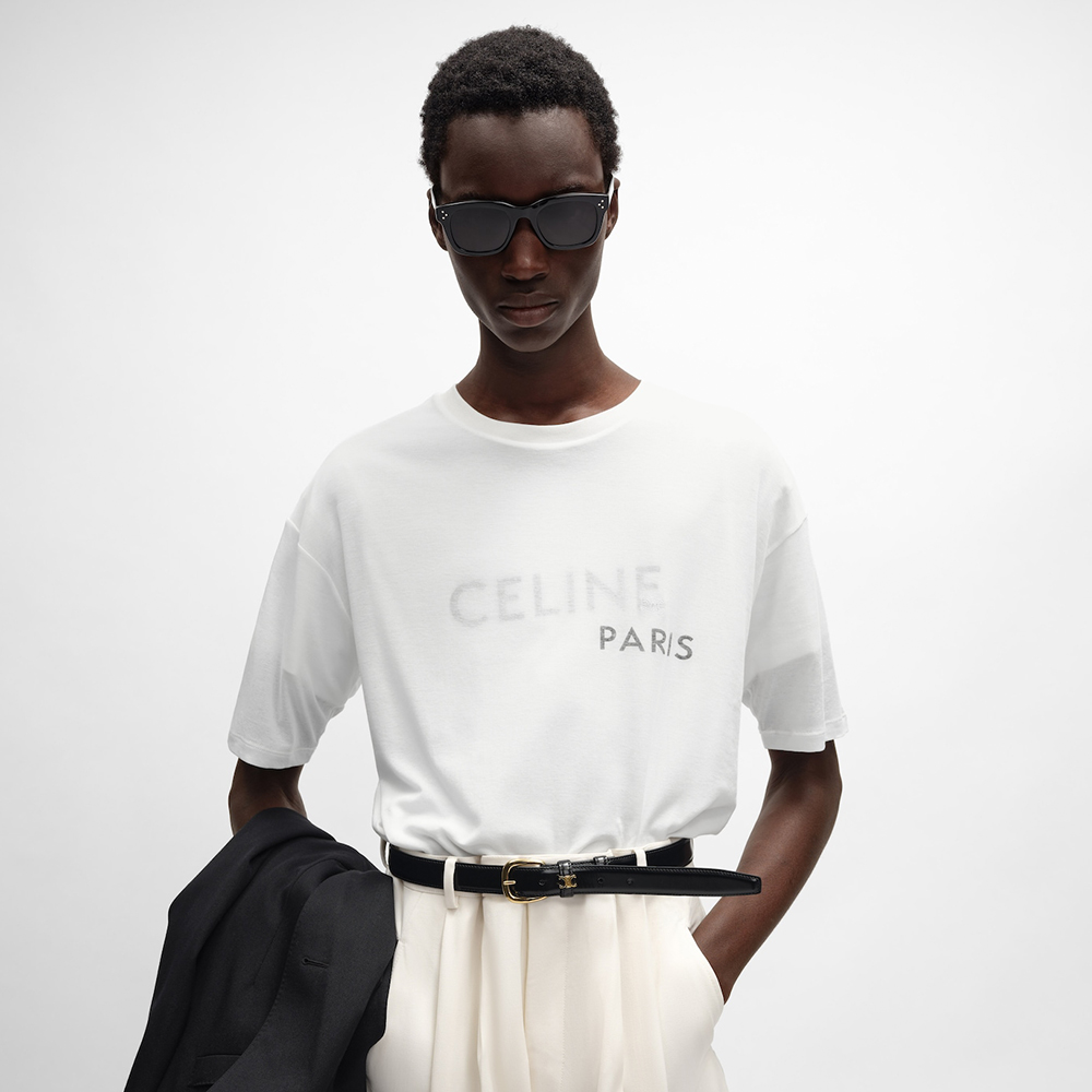 NIGO Celine Double Layered T-shirt in Fine Cotton Jersey #nigo335870