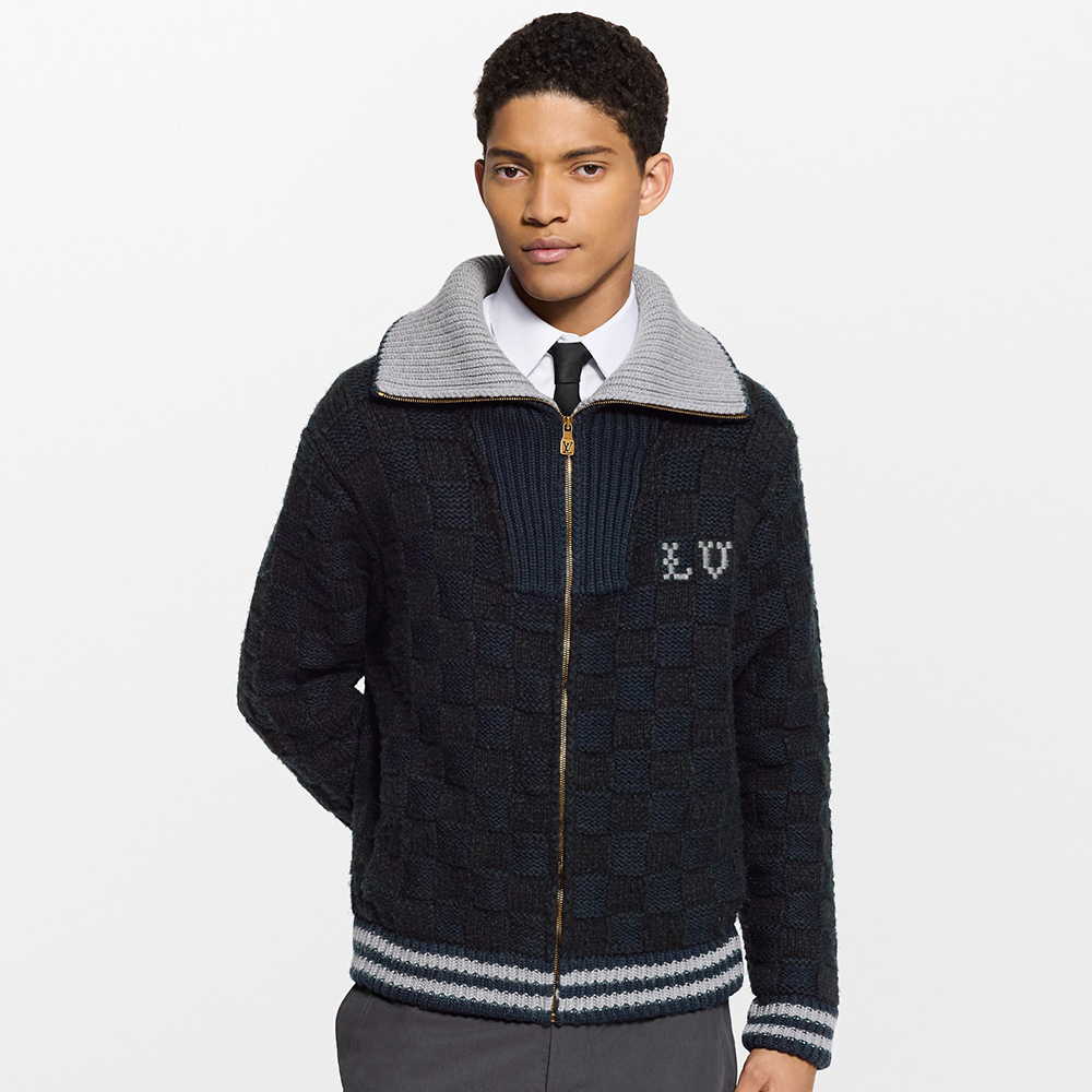 NIGO Louis Vuitton Damier Knit Blouson #nigo335859