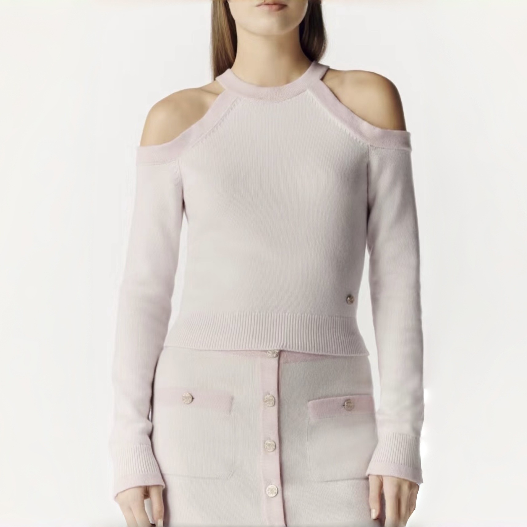 NIGO Chanel Cashmere Off-the-shoulder Top #nigo335938