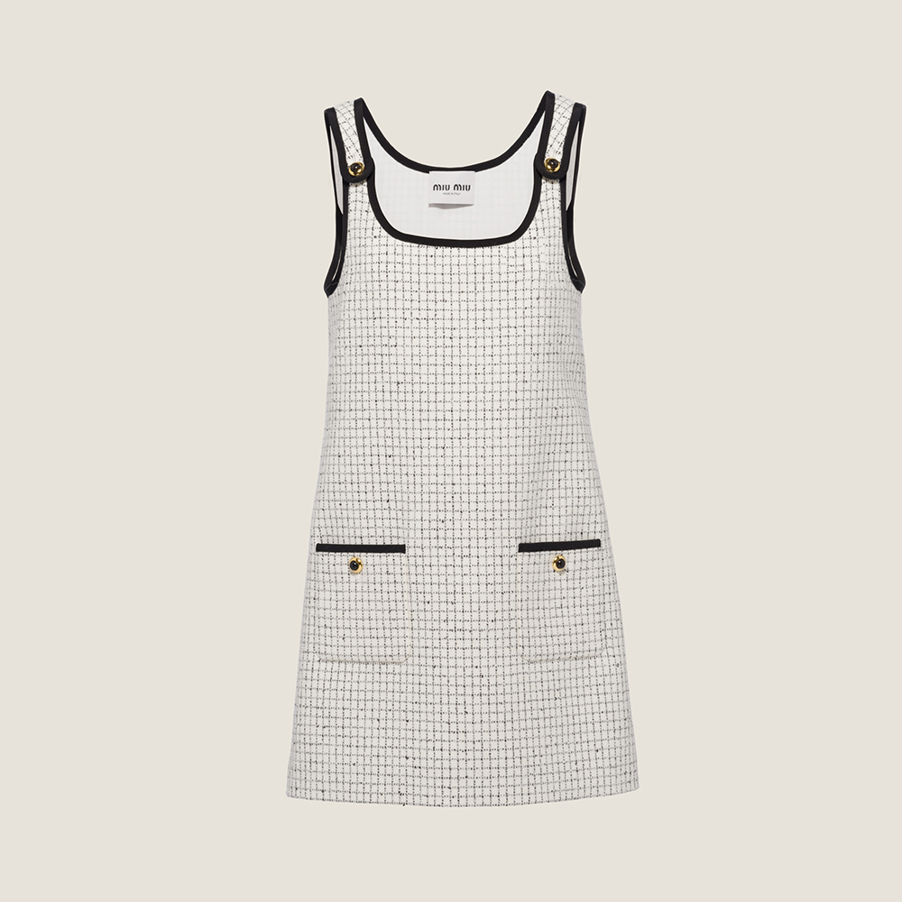 NIGO MiuMiu Short Plaid Dress White #nigo335942