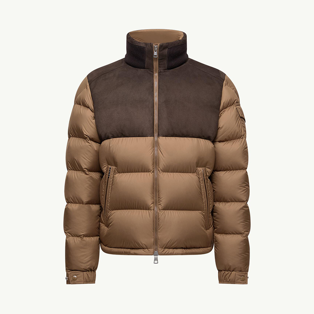 NIGO Moncler Beige Cheverny Suede Short Down Jacket Short Down Jackets #nigo335922