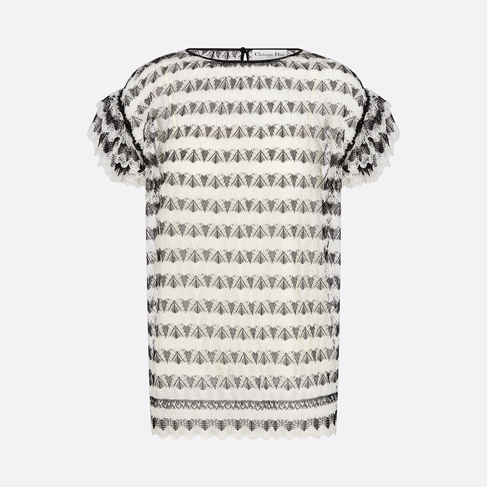 NIGO Dior Marinière Short-Sleeved Sweater with Removable Collar #nigo335985