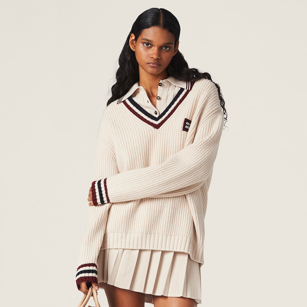 NIGO MiuMiu Natural Cashmere Sweater #nigo335987