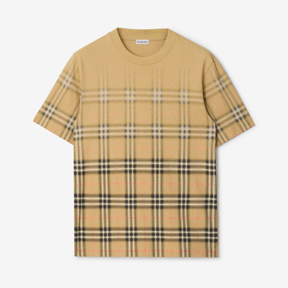NIGO Burberry Men's Gradient Check Cotton T-shirt #nigo335879