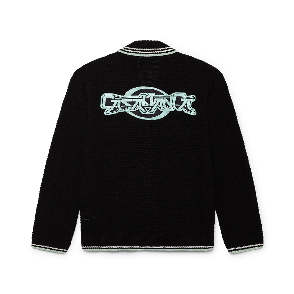NIGO Casablanca Embroidered Cotton Crochet Long Sleeve Shirt #nigo328140