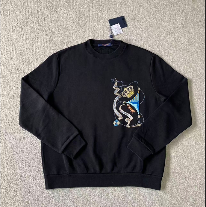 Sale: Embroidered Long-Sleeve Knit Sweater (Limited Stock)