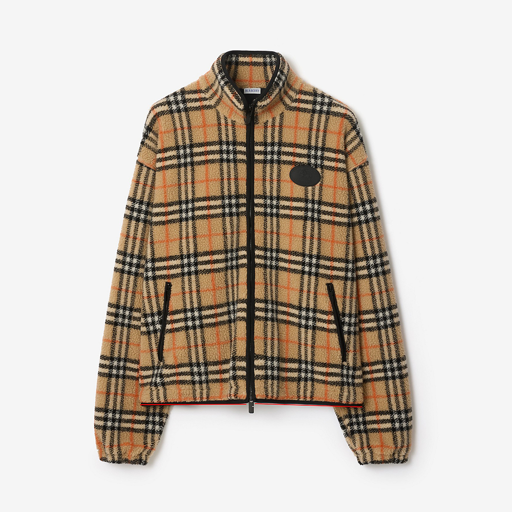 NIGO Burberry Check Wool Cashmere Blend Fleece #nigo336391