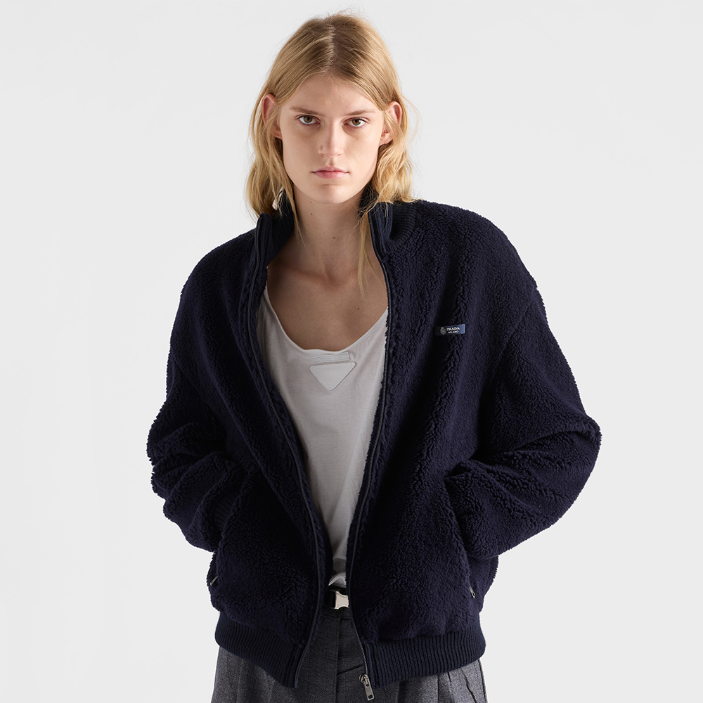 NIGO Prada Marineblau Jacke Aus Fleece #nigo336599