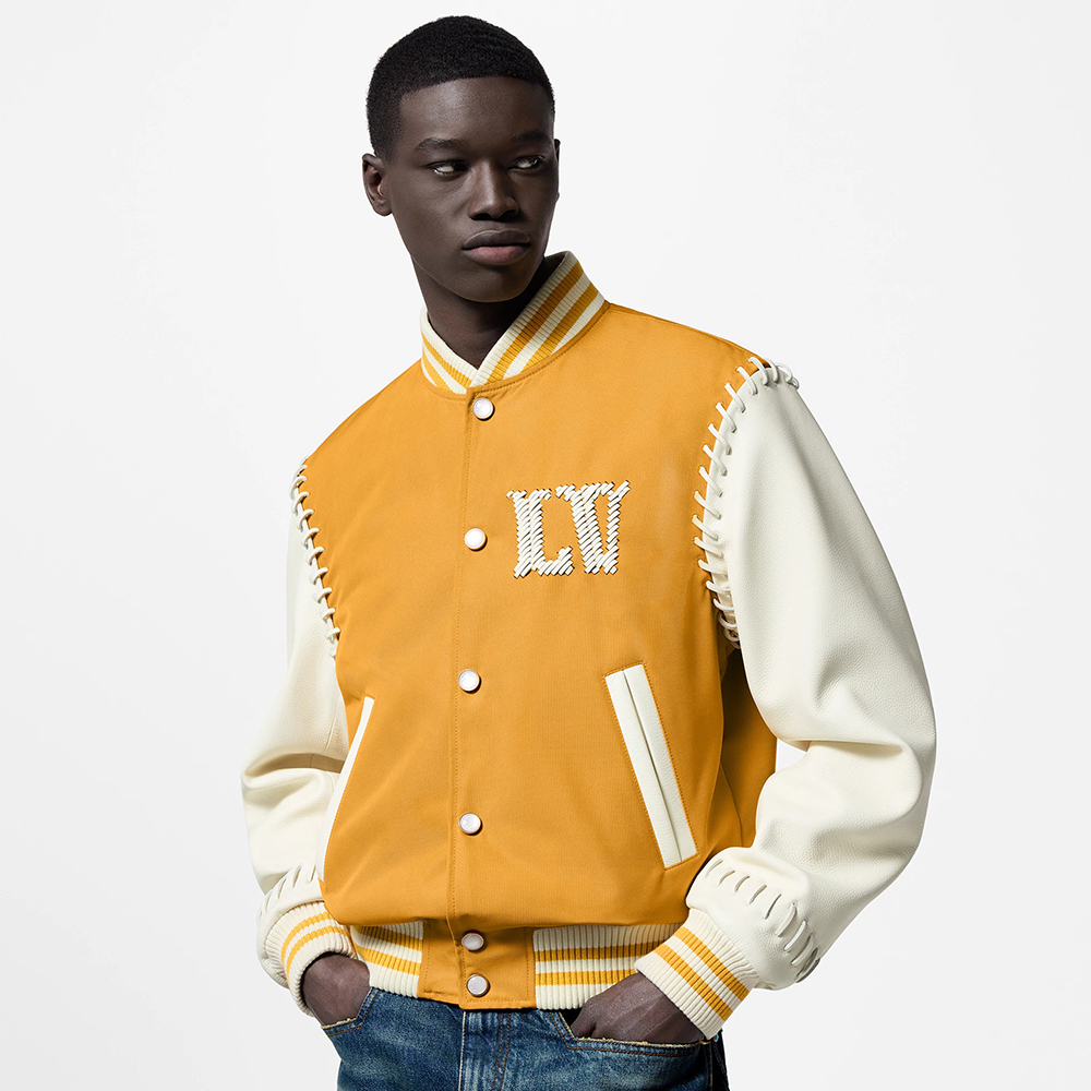 NIGO Louis Vuitton Embroidered Varsity Blouson #nigo311463