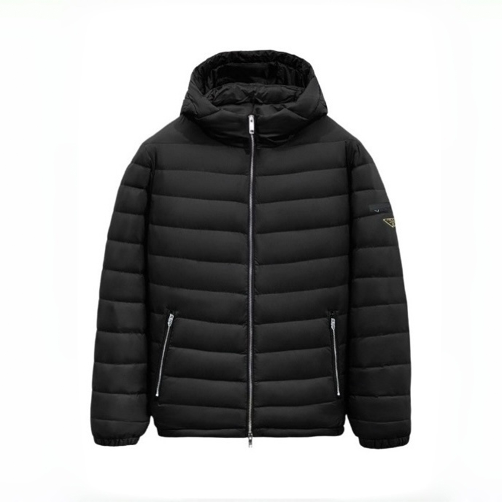 NIGO Prada Piumino Nylon Down Jacket Nero #nigo336637