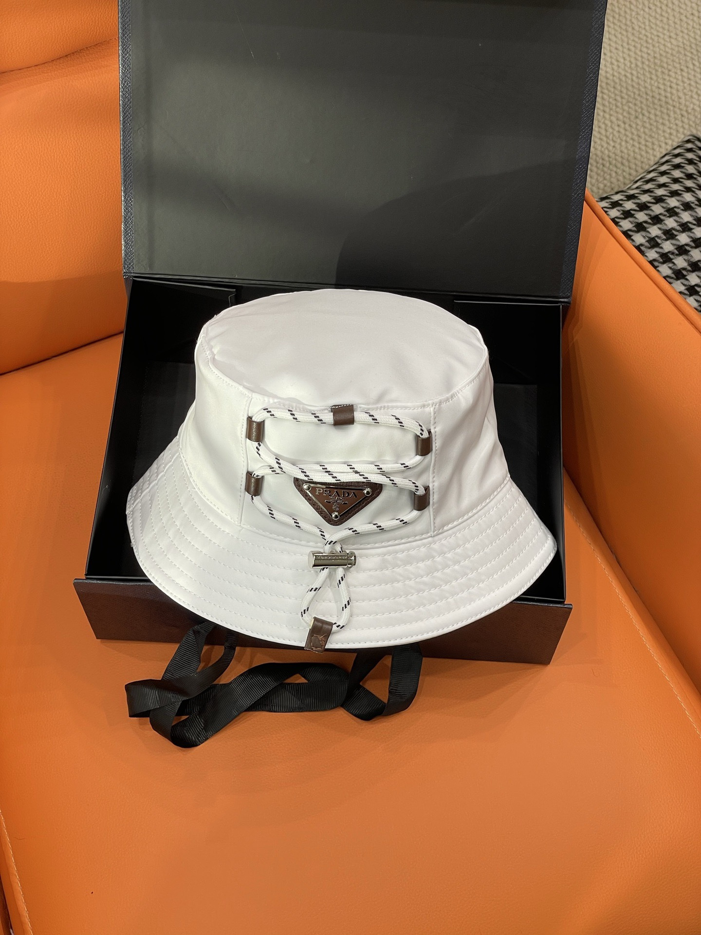 NIGO Prada Amber Prada Speedrock Re-nylon Bucket Hat #nigo336740