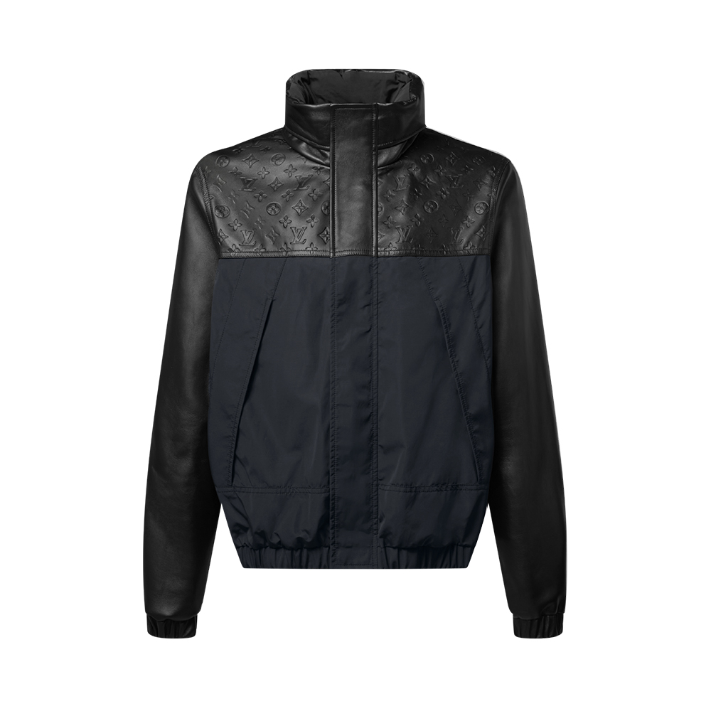 NIGO Louis Vuitton Leather Mix Windbreaker #nigo336815