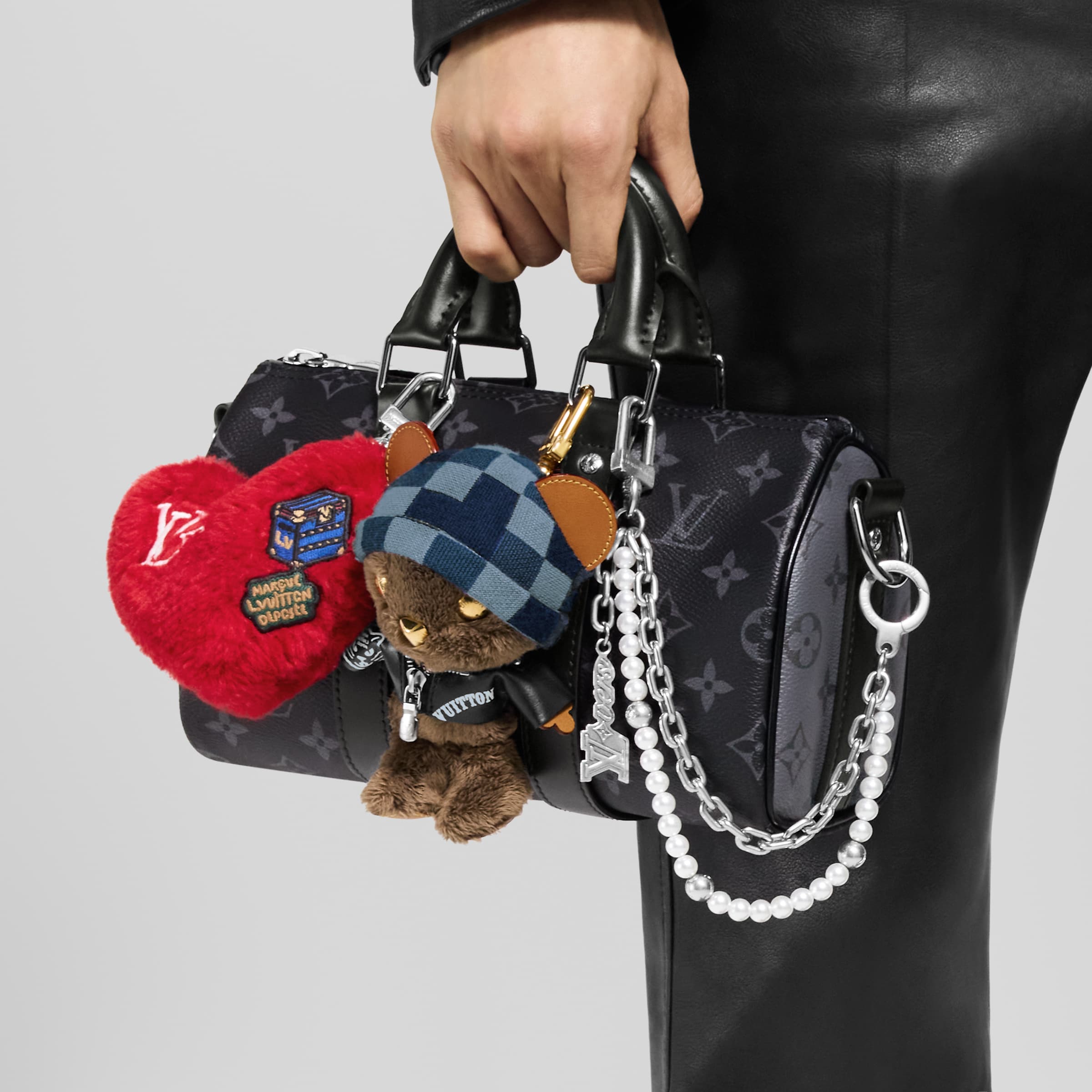 NIGO Louis Vuitton LV Lucky Heart Bag Charm Accessories M03171 #nigo336808