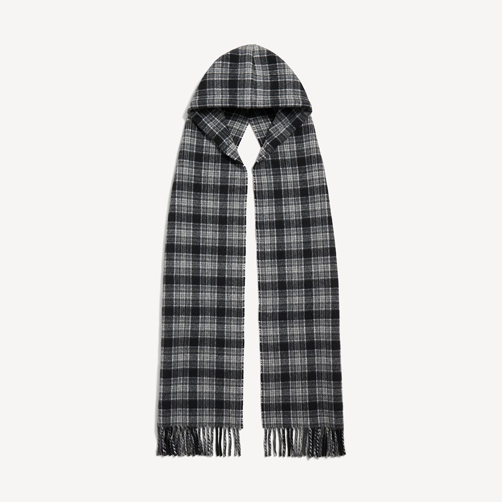 NIGO Balenciaga Men's Hooded Scarf in Grey #nigo336814