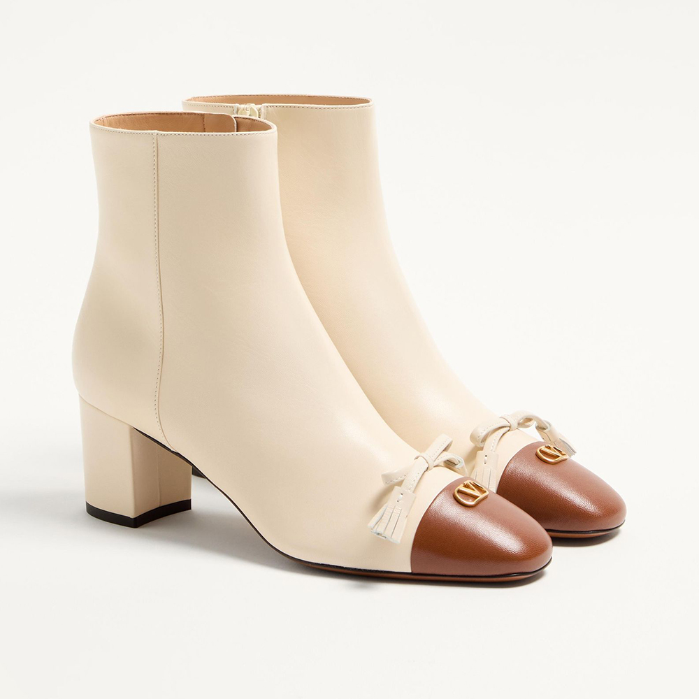 NIGO Valentino Valet Du Roi Kidskin Leather Ankle Boot 60mm for Woman #nigo336901