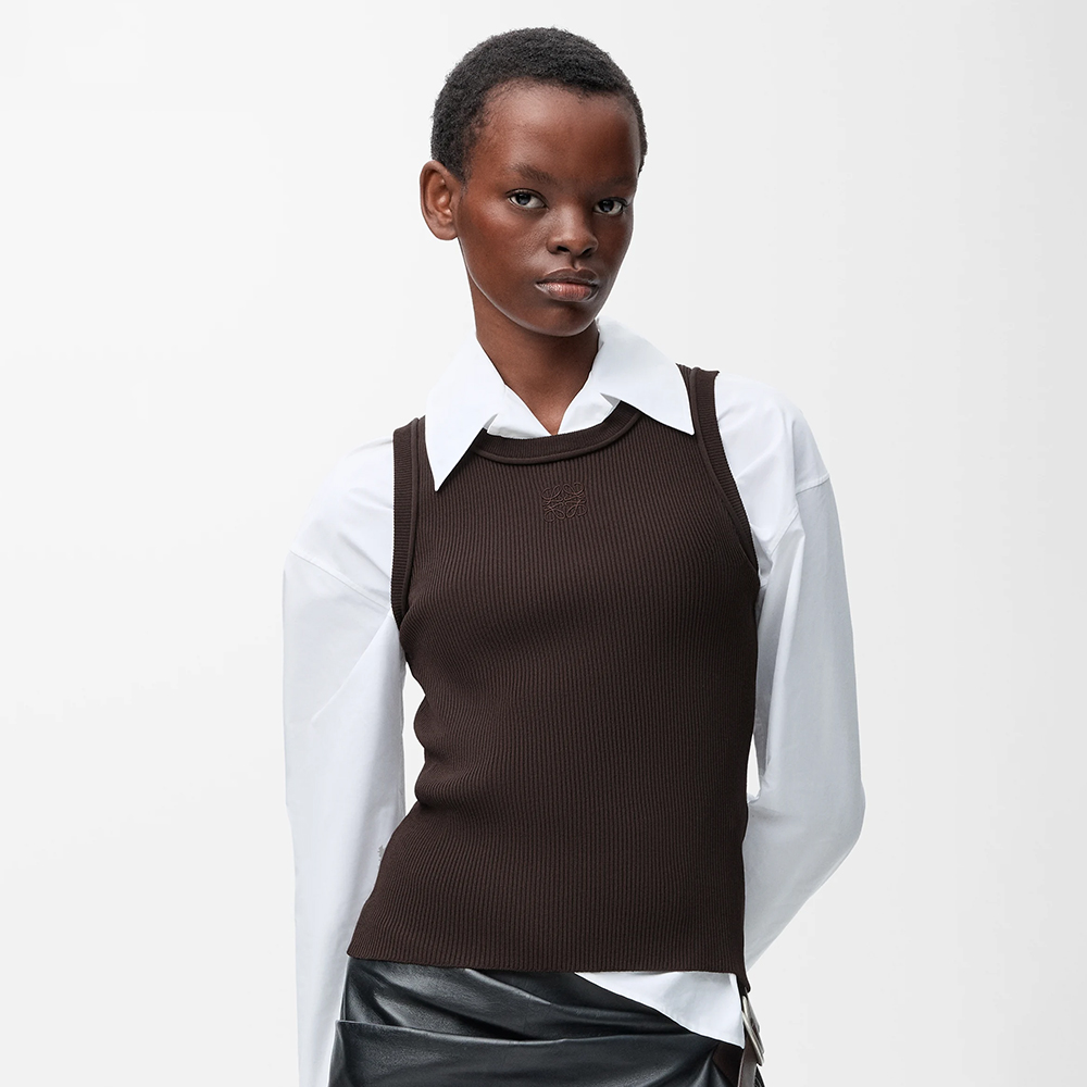 NIGO Loewe Anagram Tank Top in Stretch Viscose #nigo336936