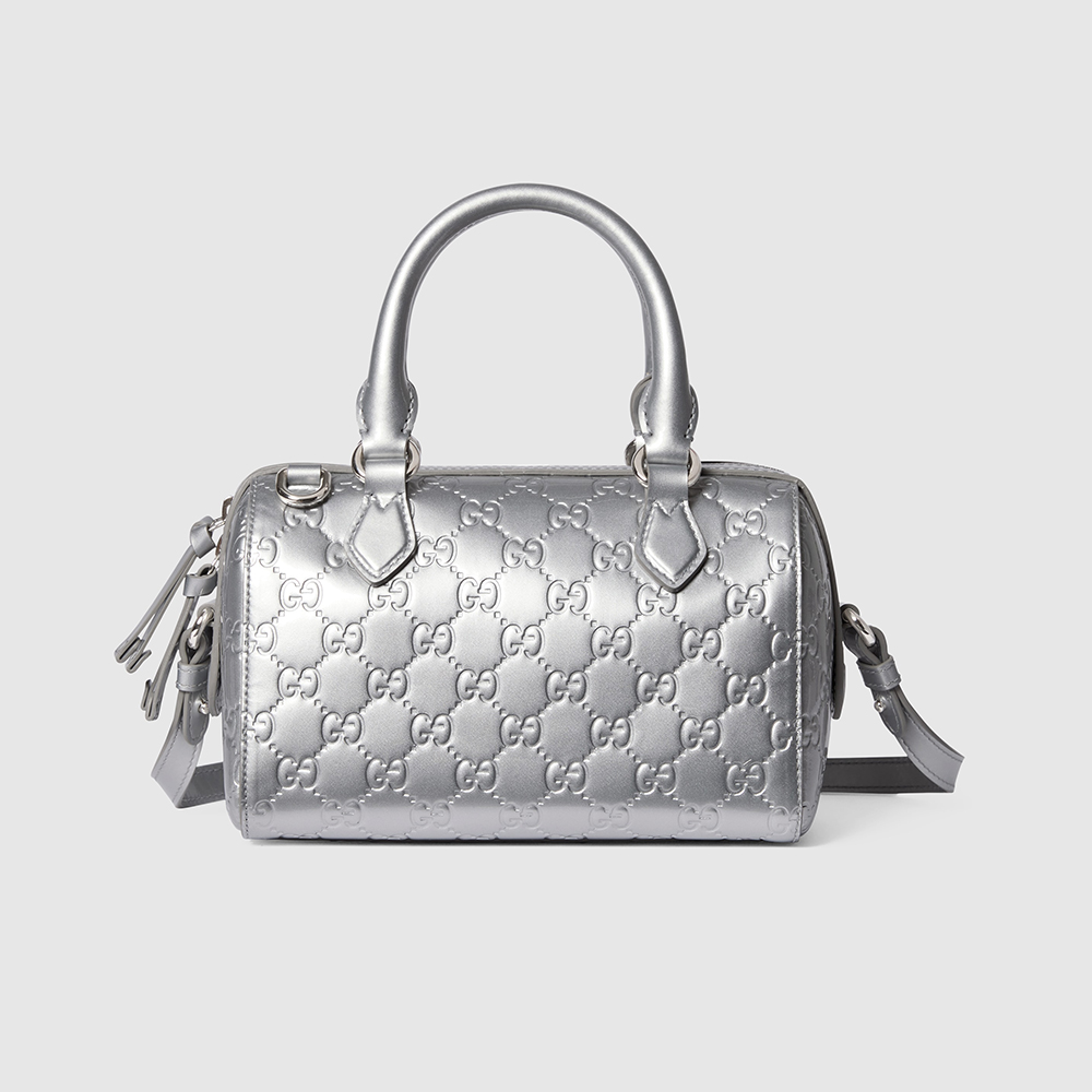 NIGO Gucci GG Emblem Small Boston Bag #nigo337066