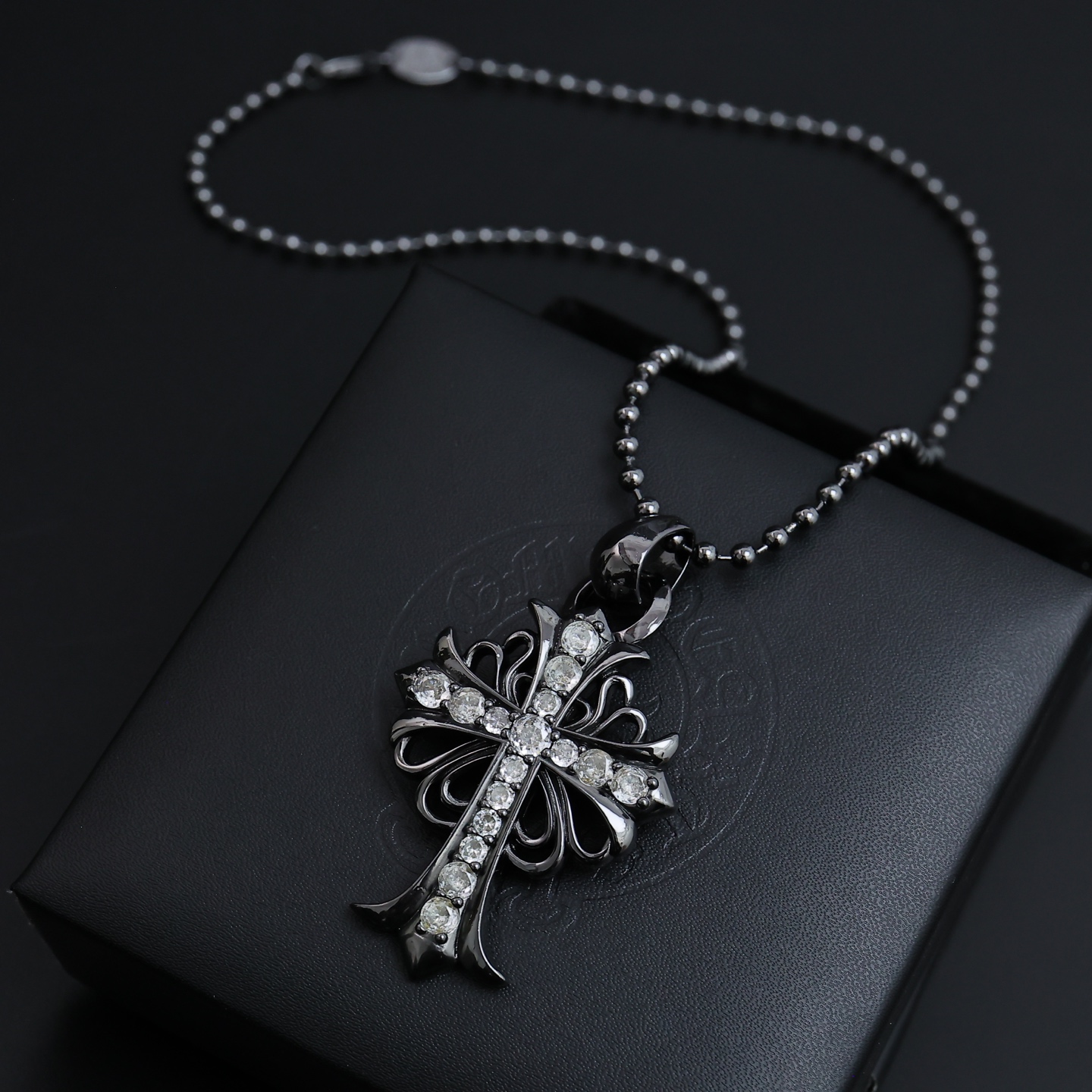NIGO Chrome Hearts Cross Diamond Necklace #nigo336990