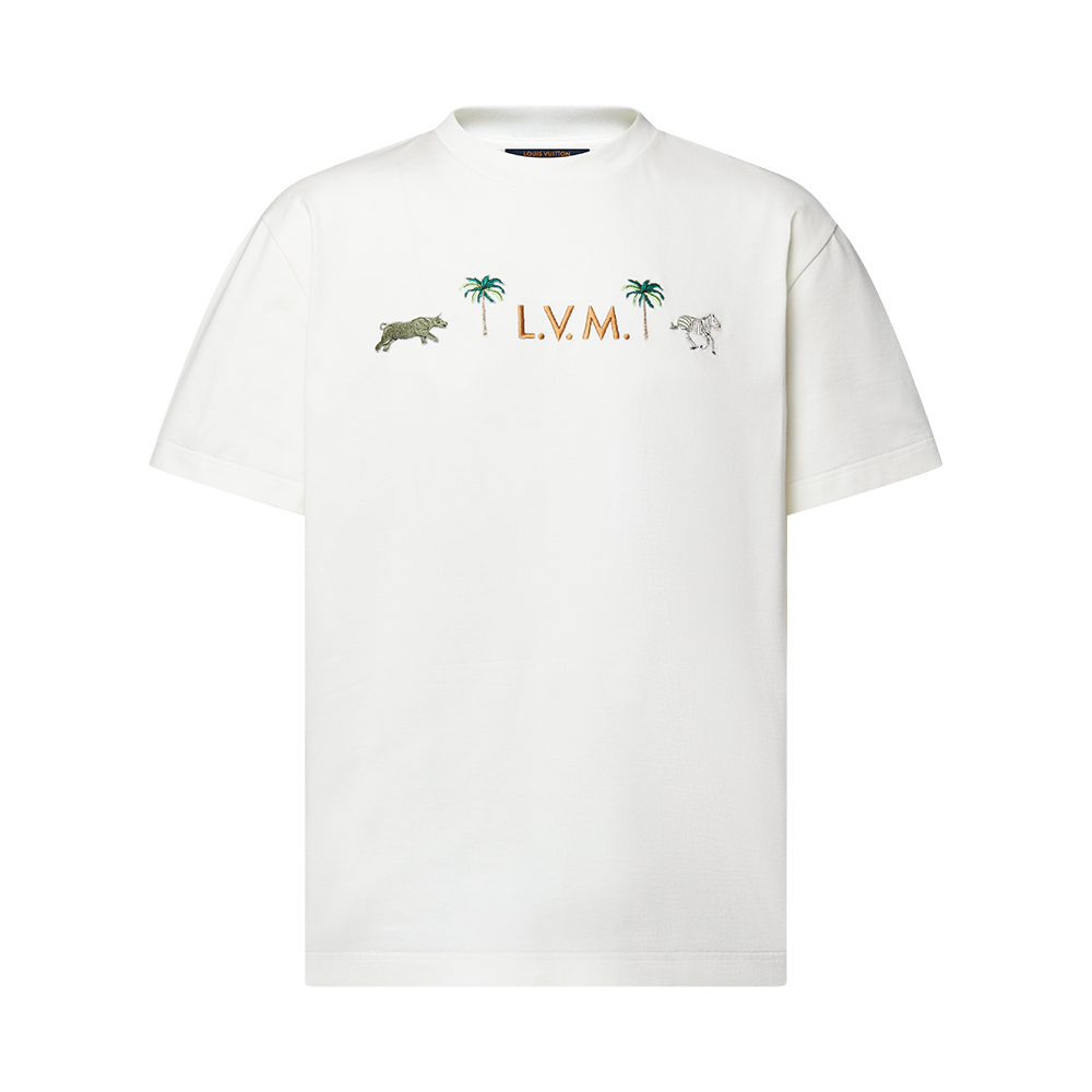 NIGO Louis Vuitton LV x The Darjeeling Limited Embroidered Short-Sleeved Crewneck #nigo336997