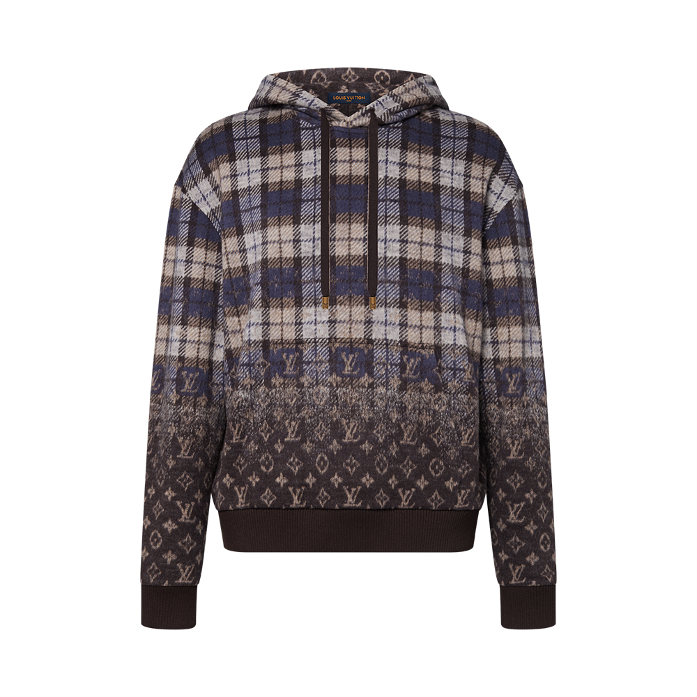 NIGO Louis Vuitton Monogram Faded Plaid Hoodie #nigo337090