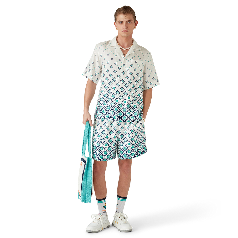 NIGO Casablanca Gradient Monogram Linen Shirt Shorts #nigo337182