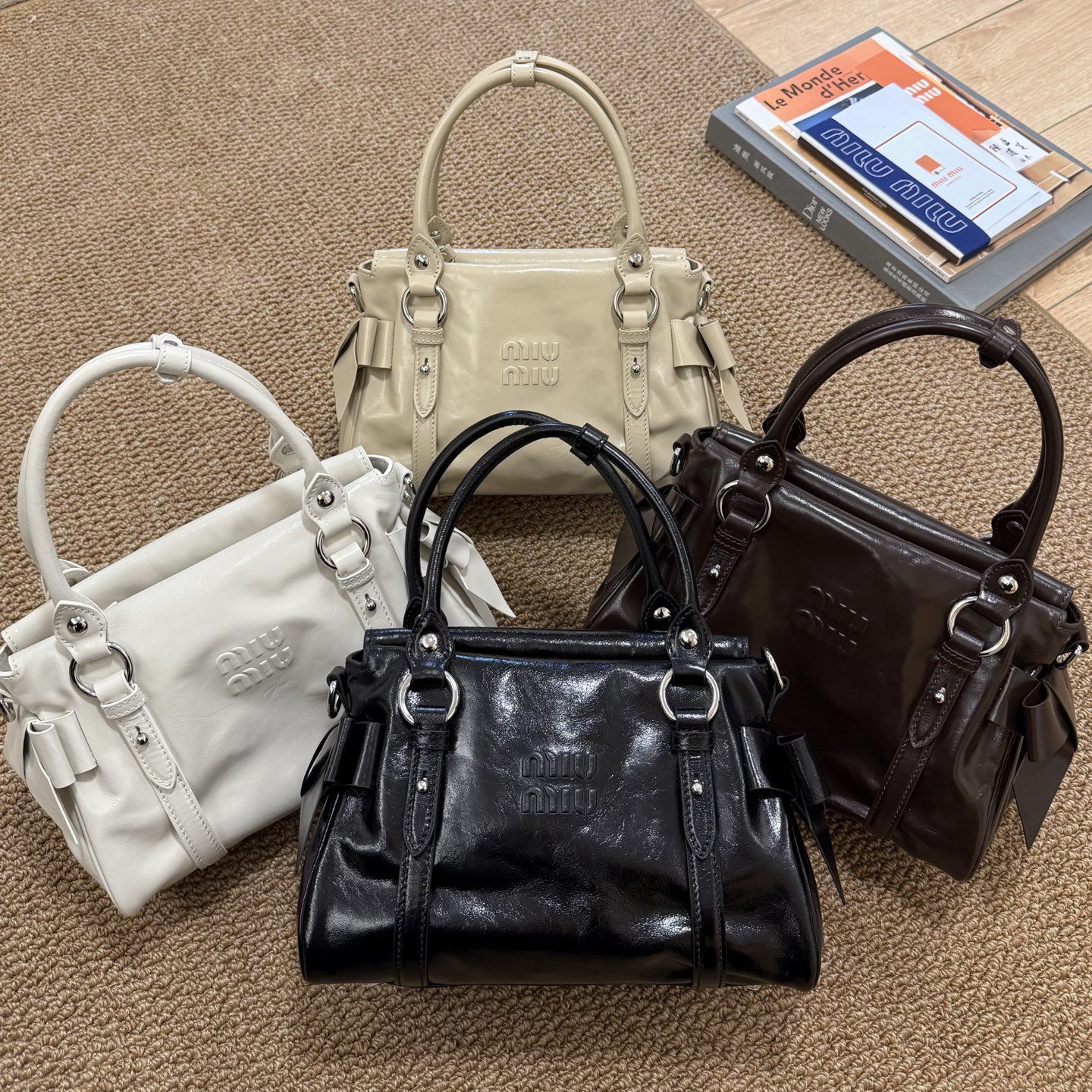 NIGO Miumiu Bow Motorcycle Bag #nigo337185