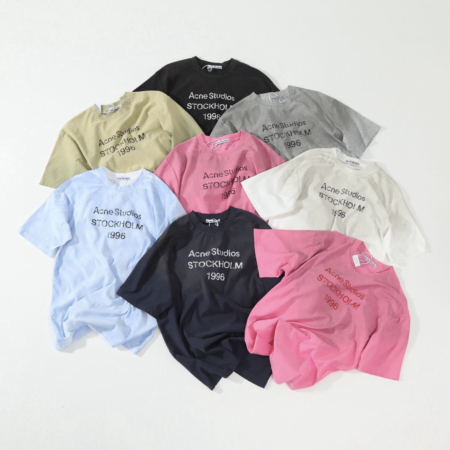 NIGO Acne Studios Logo T-shirt Relaxed Fit Cotton #nigo337208