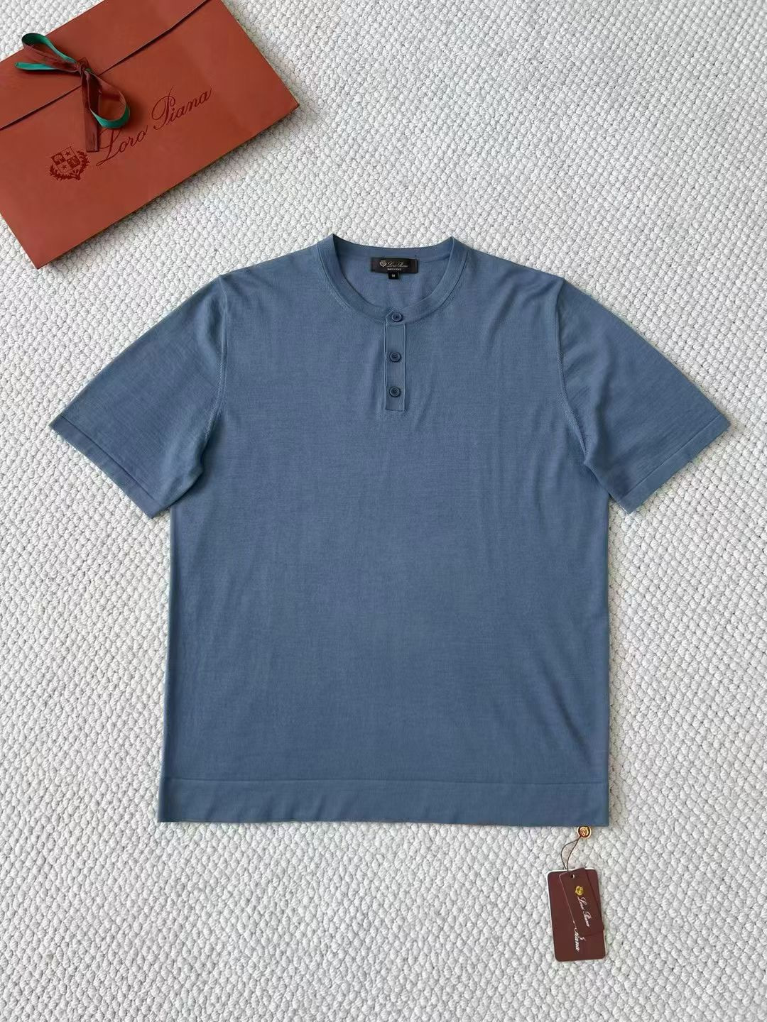 NIGO Loro Piana Top-quality Version Men's T-Shirt Cotton#nigo375406