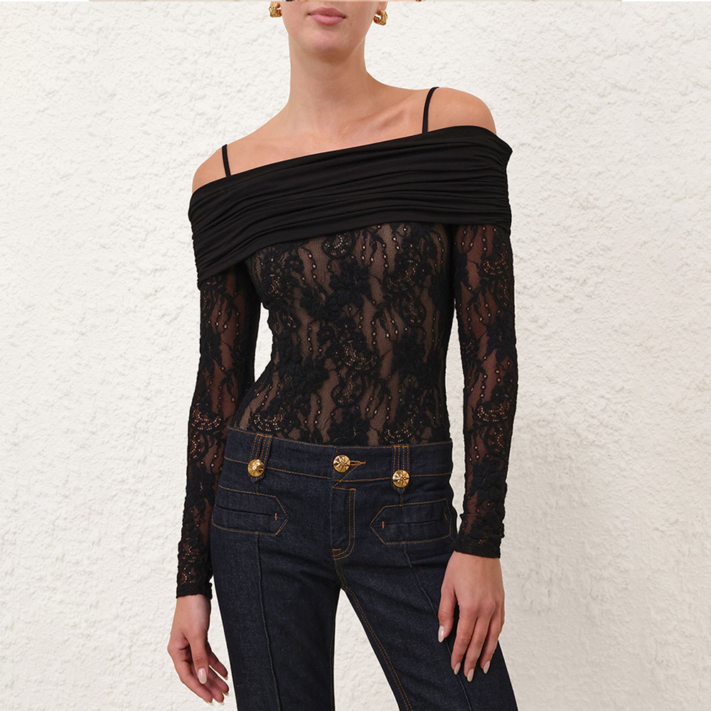 NIGO Zimmermann Rebellion Draped Bodysuit #nigo337254