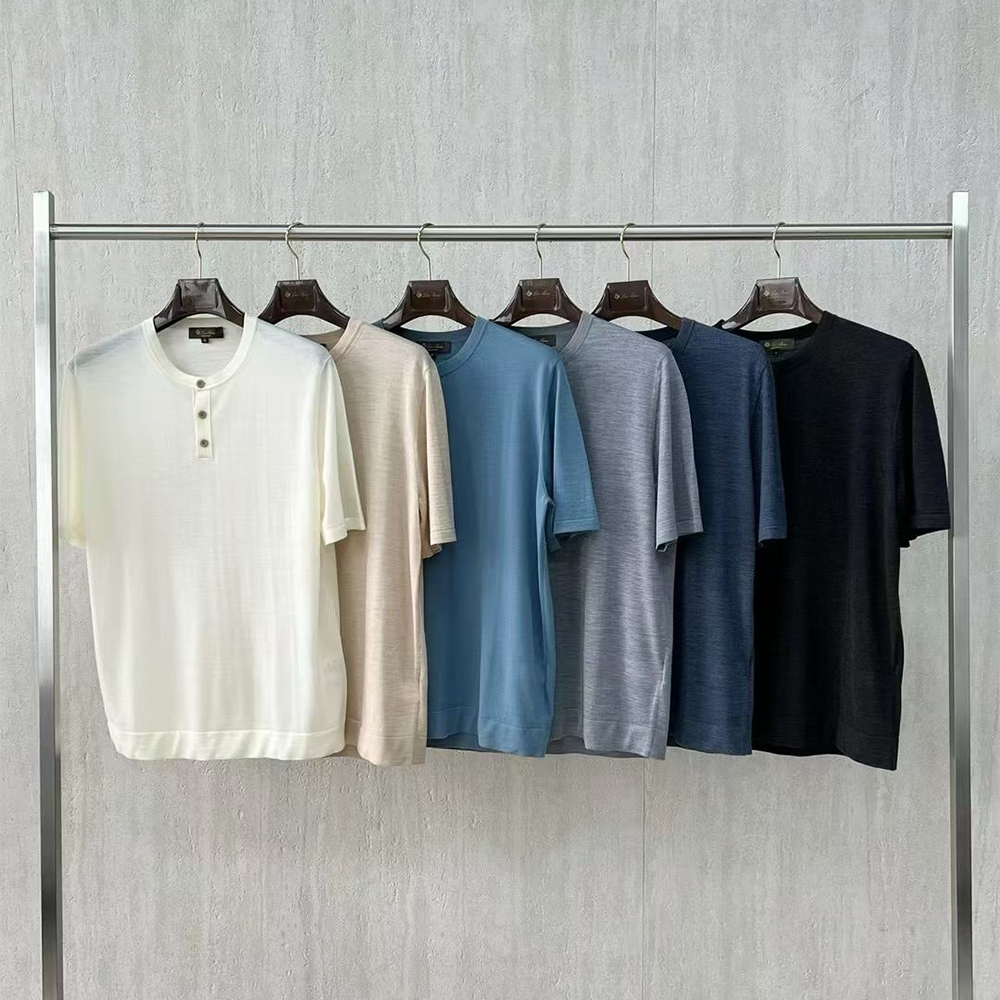 NIGO Loro Piana Top-quality Version Men's T-Shirt Cotton#nigo375406