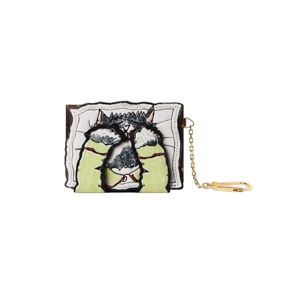 NIGO Louis Vuitton Kitty Coin Purse Wallet Phone Holder Slippy Coin Purse #nigo332789