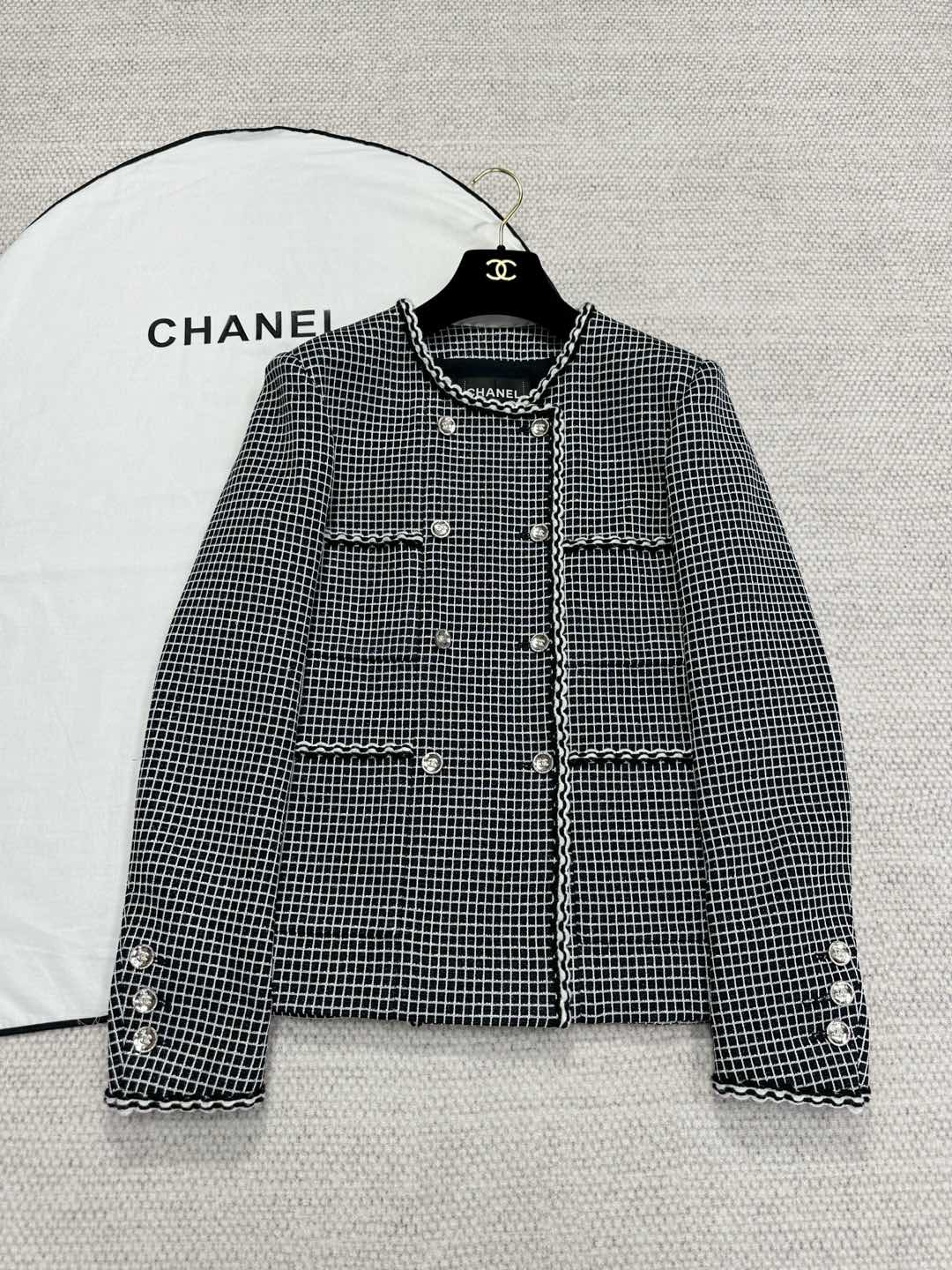 NIGO Chanel Tweed Plaid Jacket #nigo336536