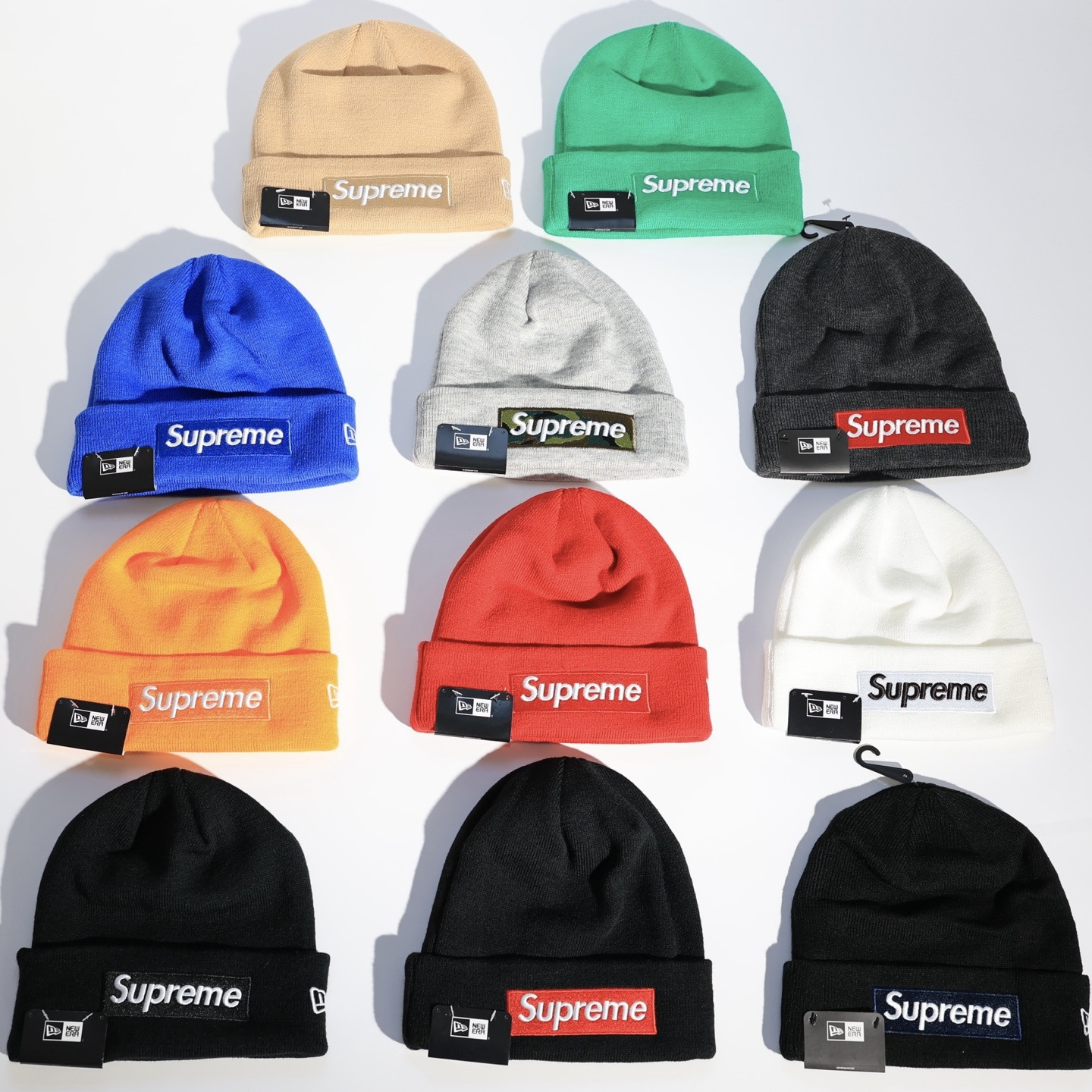NIGO Supreme X New era box Logo Beanie Classic Embroidered Cold Hat #nigo375609