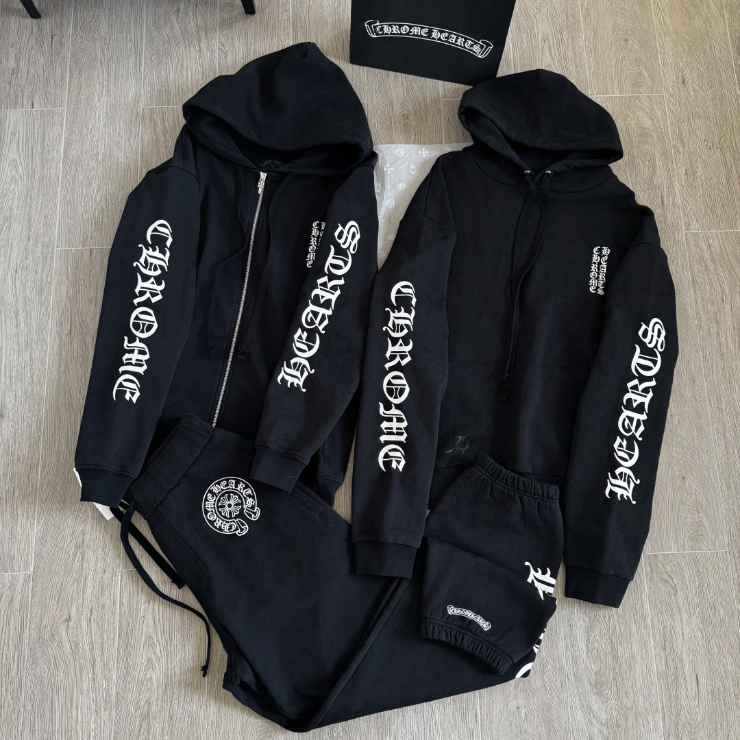 NIGO Chrome Hearts All Over Printed Dark Pattern Hooded Sweatshirt Pants #nigo375728