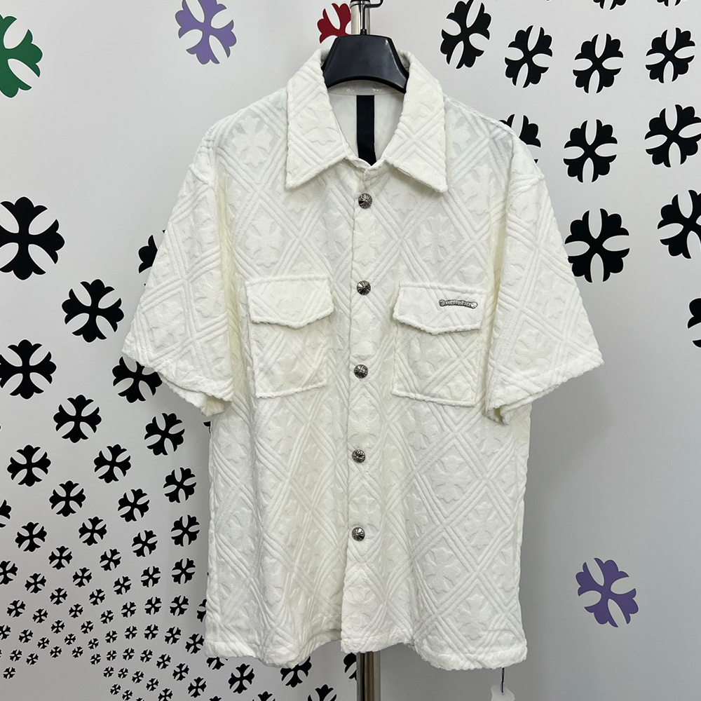 NIGO Chrome Hearts Terry Jacquard Short-sleeved Shirt #nigo375817