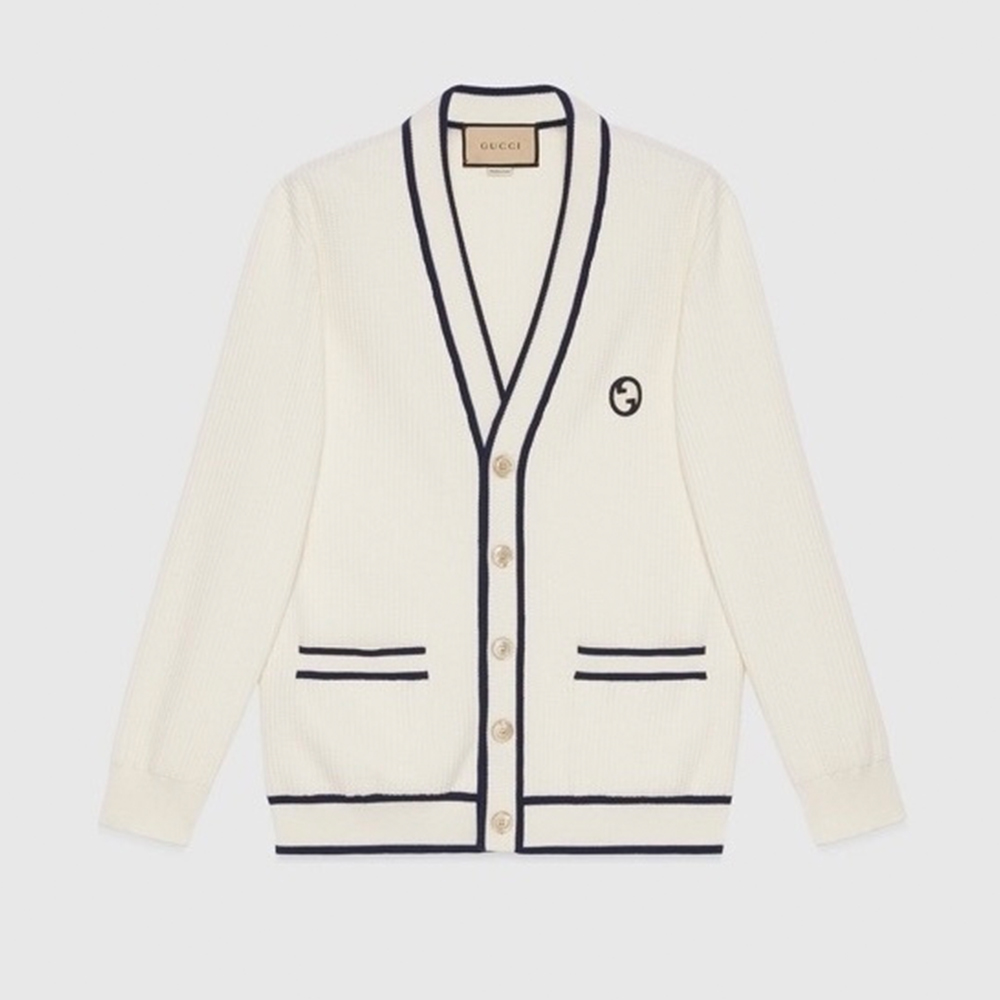 NIGO Gucci Patchwork Wool and Cotton-blend Cardigan #nigo213410 - 2