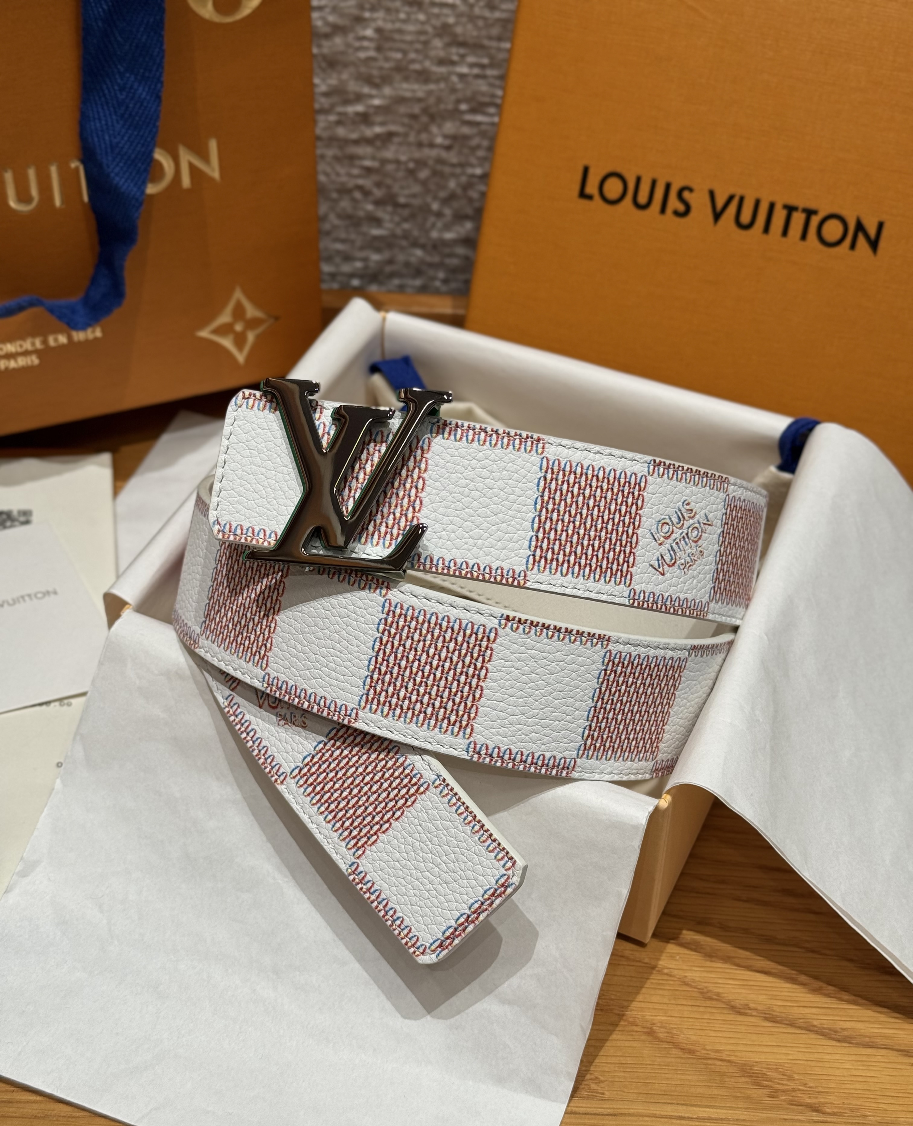NIGO Louis Vuitton Optic Reversible Belt 40MM #nigo375819 - 2