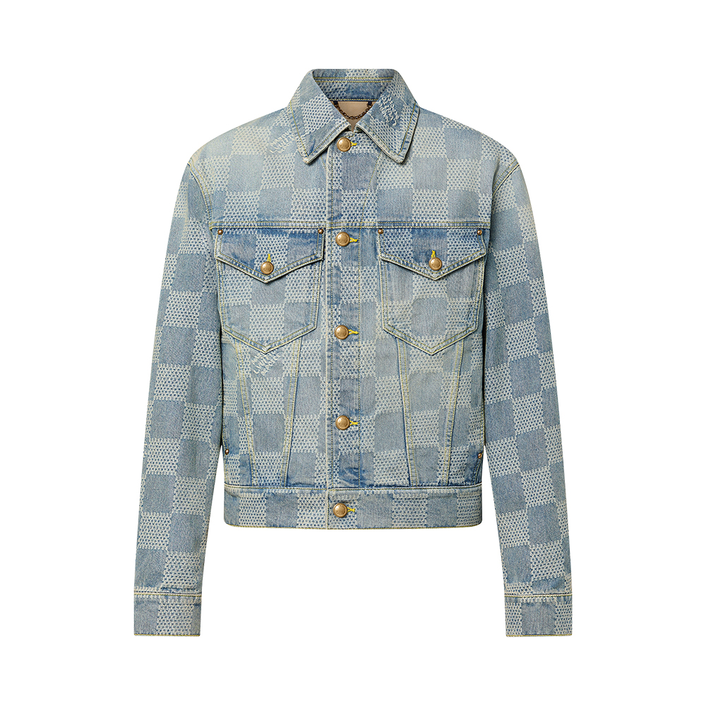 NIGO Louis Vuitton Damier Classic Denim Jacket Pants #nigo375744 - 2