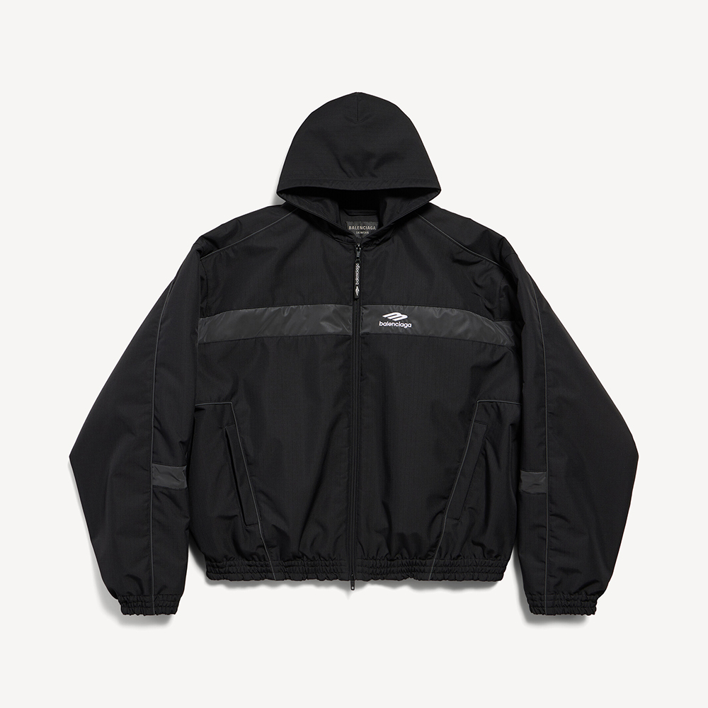 NIGO Balenciaga Men's 3b Sports Icon Ski Tracksuit Parka in Black #nigo375922 - 2