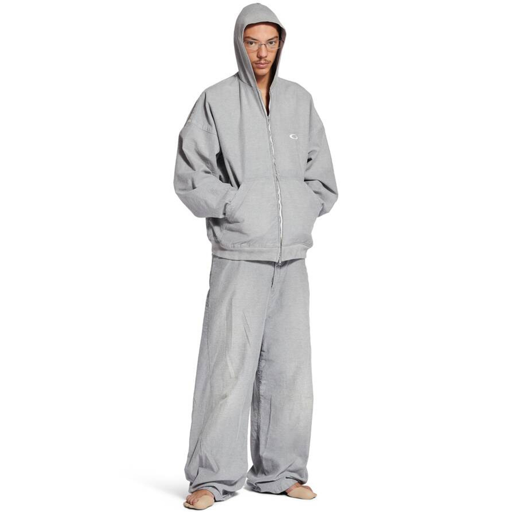 NIGO Balenciaga Top-quality Version Men's Trompe L Œil Hoodie Pants in Heather Grey#nigo335727