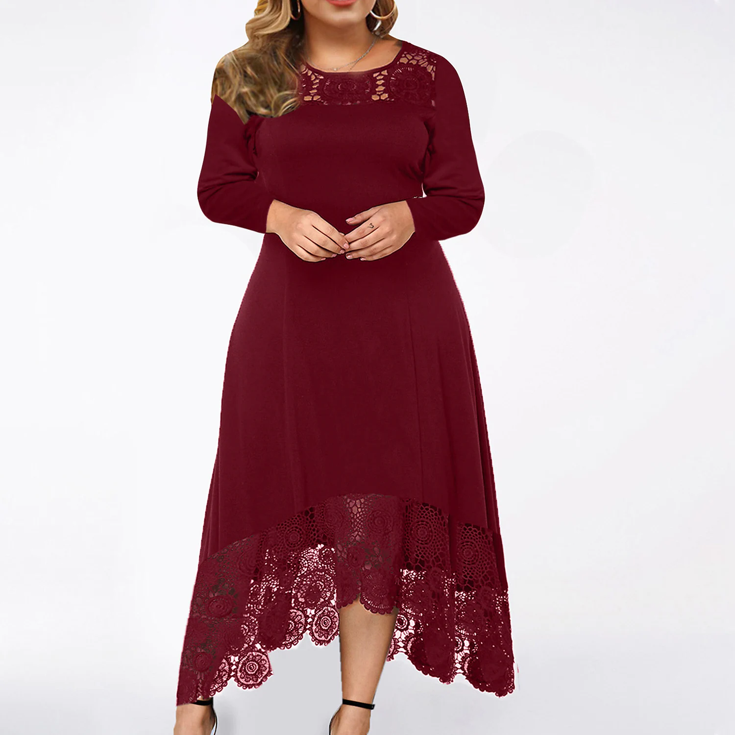Women‘s Plus Size Curve Party Dress
