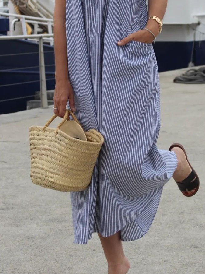 Casual Loose Sleeveless Slip Dress