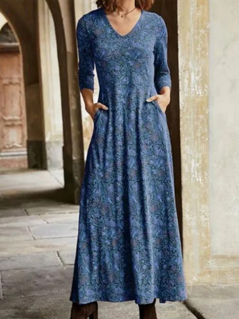 Women's Floral Print Casual Dress